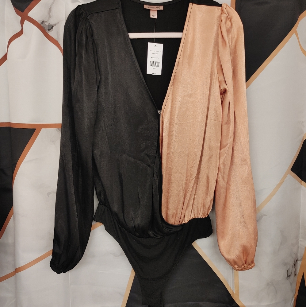 Black/Gold Bodysuit